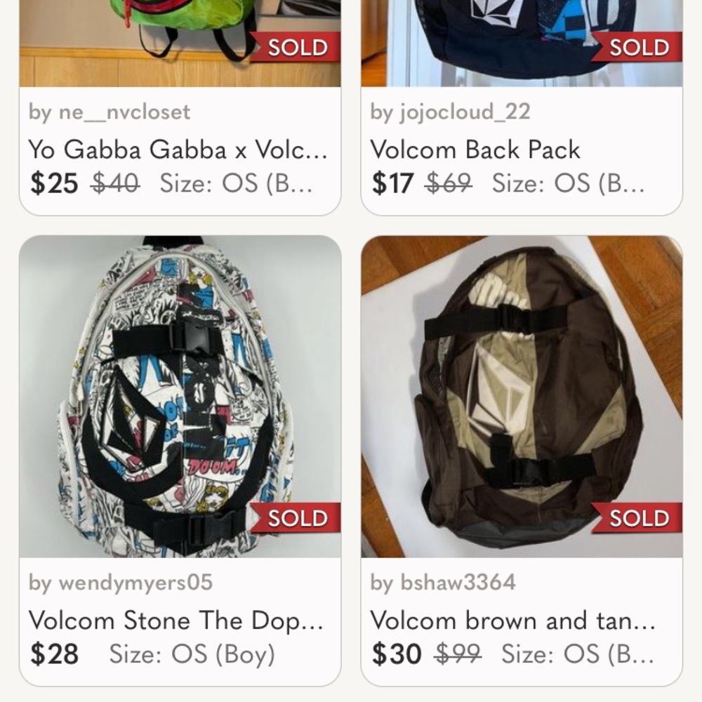Volcom back pack - Picture 6 of 6
